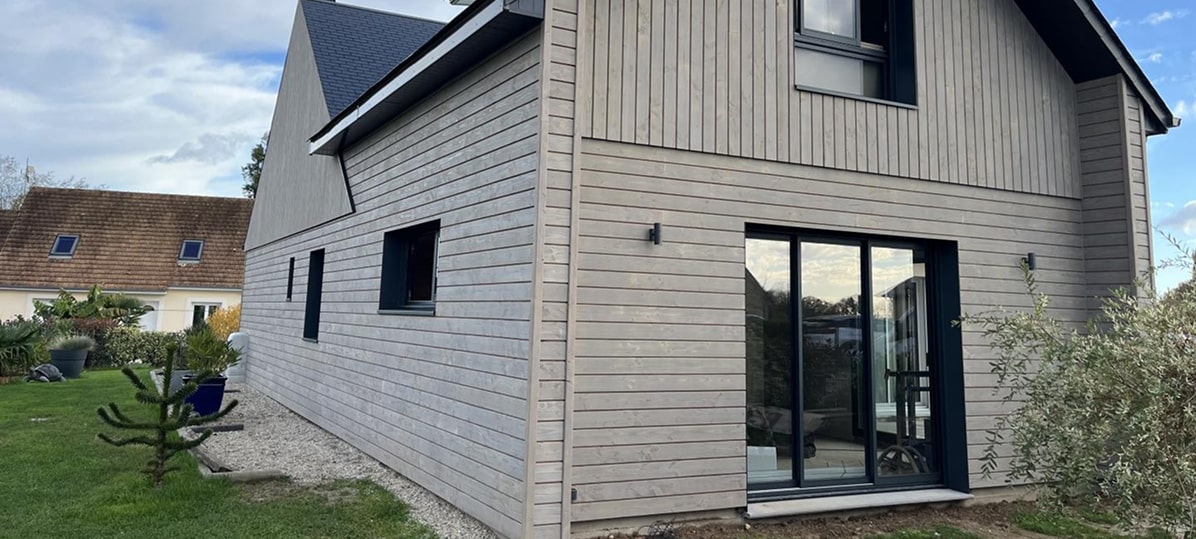 Extension ossature bois rapide à Caen