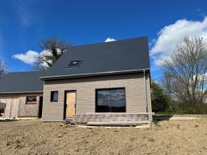 construction d'une maison en bois