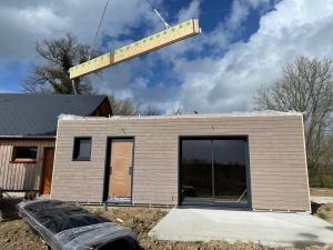 construction d'une maison en bois