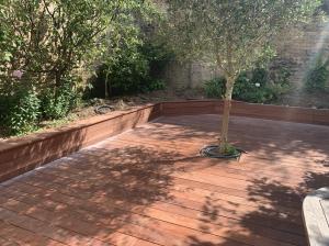 Maison d'intérieur - construction d'une extension en bois avec terrasse sur Caen, en Normandie 