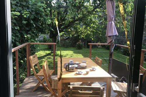 Construction d'une terrasse en bois au sud de Caen