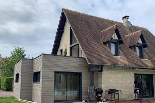 Réalisation d’une seconde extension de maison dans une commune de Caen La Mer