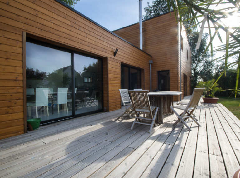 Construction d'une maison en ossature bois à Ver-sur-Mer - Calvados