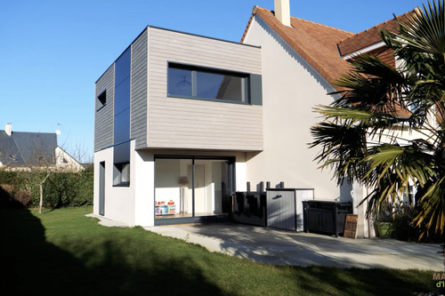 Extension en ossature bois à proximité de Caen 