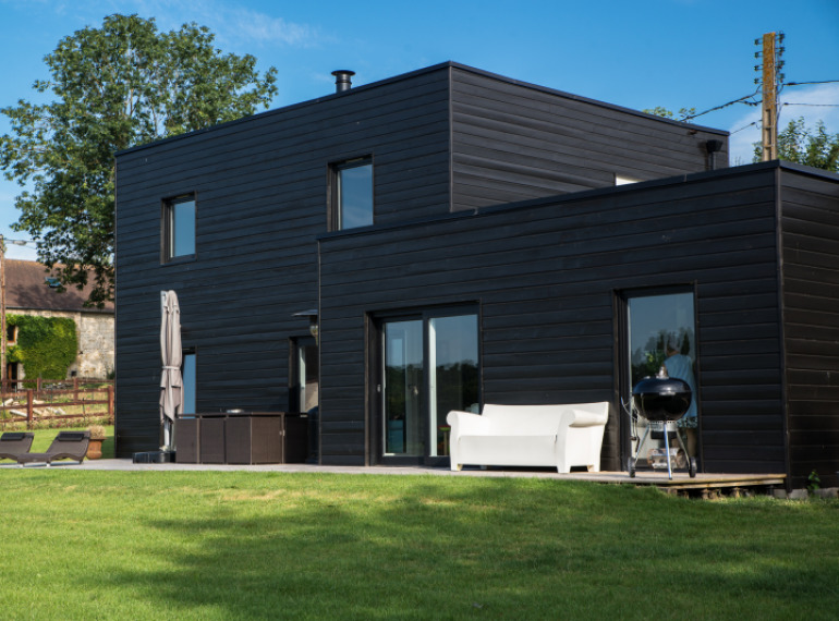 Maison en bois massif à Mouen - Calvados